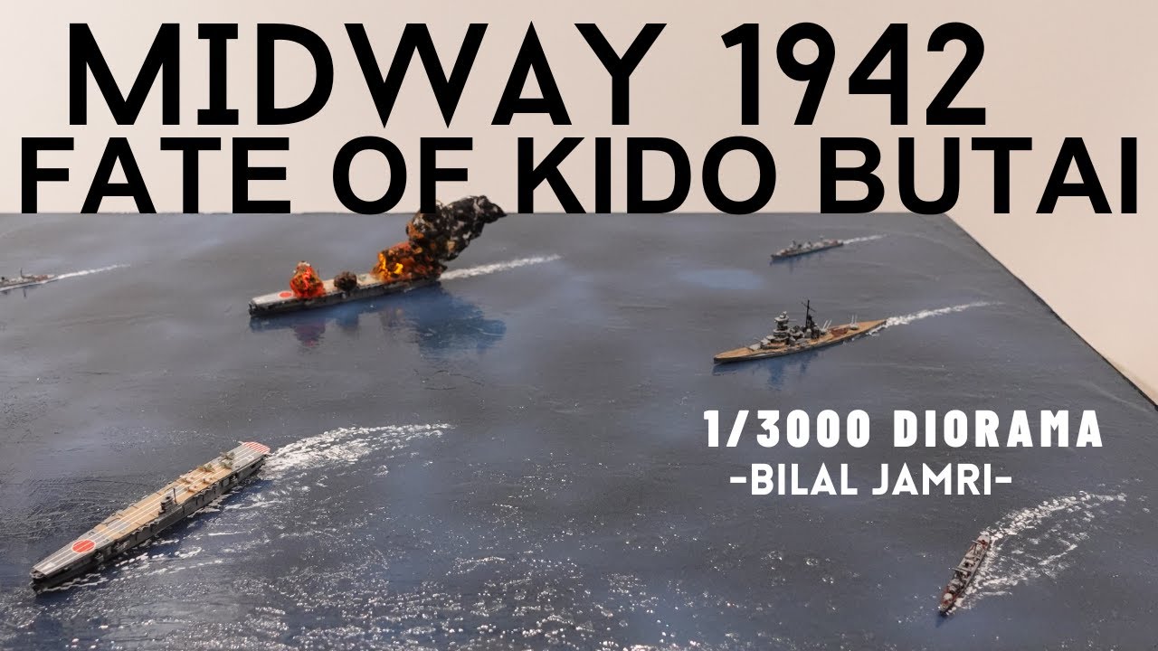 Midway 1942: Fate of Kido Butai 1/3000 Diorama