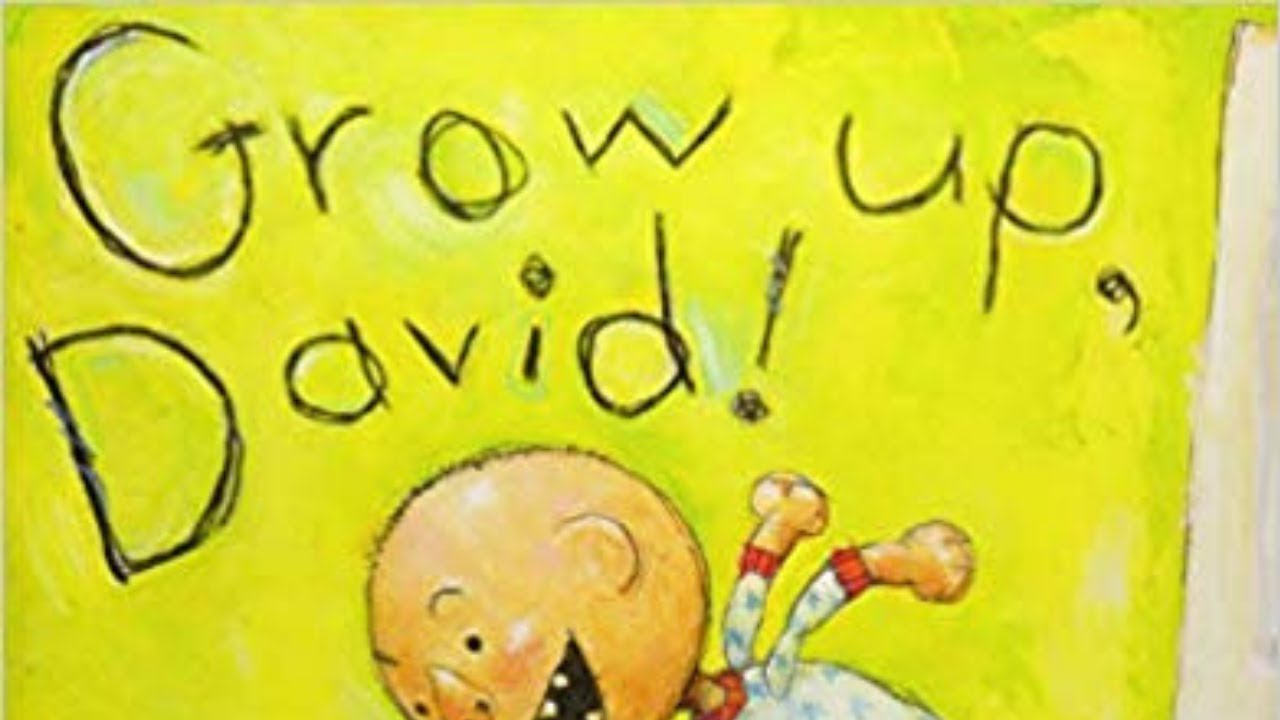 🤪 Kids Books Read Aloud: GROW UP, DAVID! 🙃 by David Shannon | World English School Today