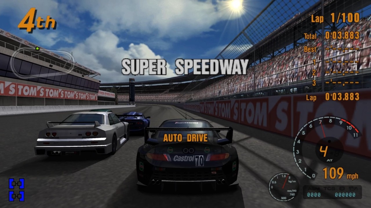 Gran Turismo 3: A-Spec Simulation Mode Endurance Races Super Speedway 150 Miles | PlayStation 2