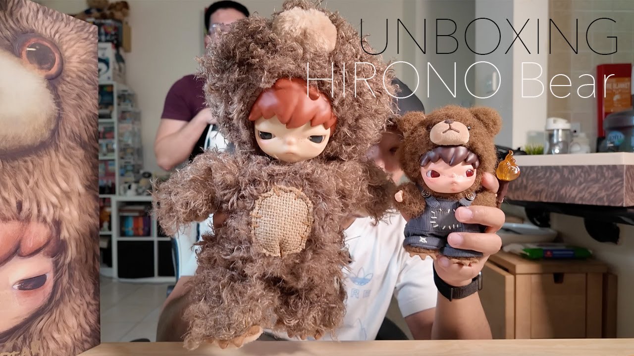Unboxing the Pop Mart Hirono Bear Plush — the big version of the adorable Hirono