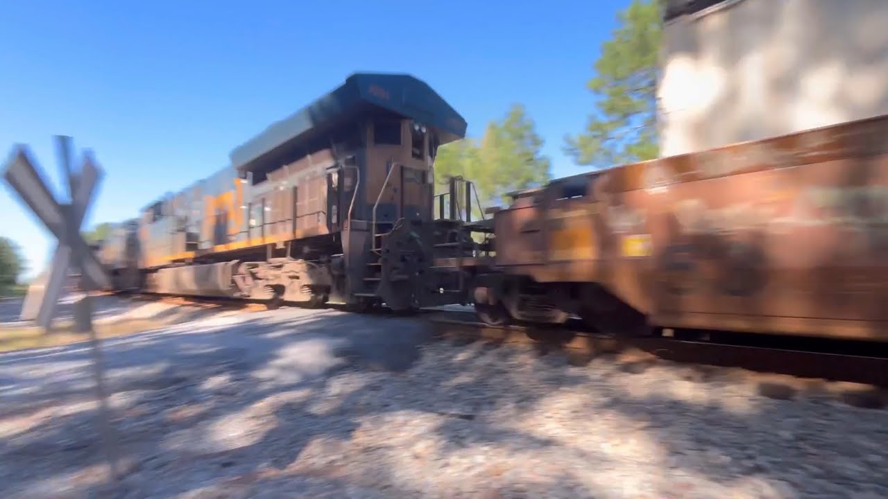 70mph CSX flying through Braganza GA!