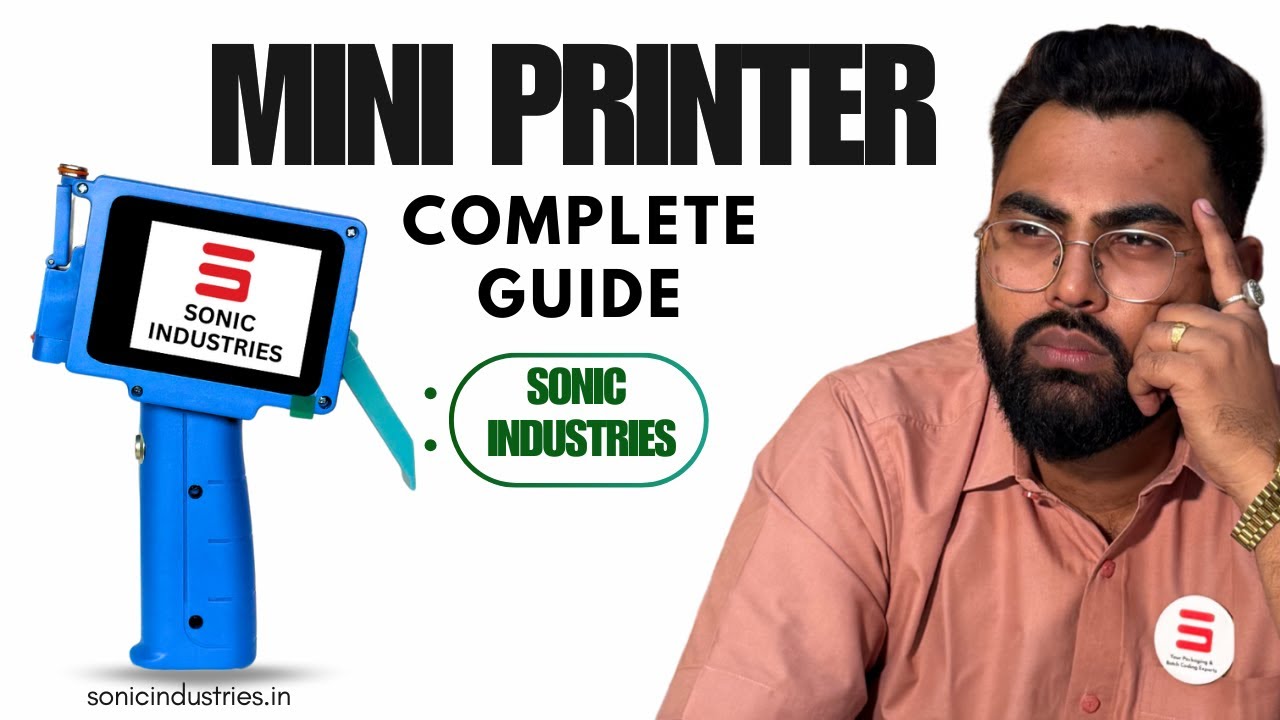 Mini Advance Inkjet Printer &ndash; Features, Setup & Live Printing Guide.#miniprinter #sonicindustries