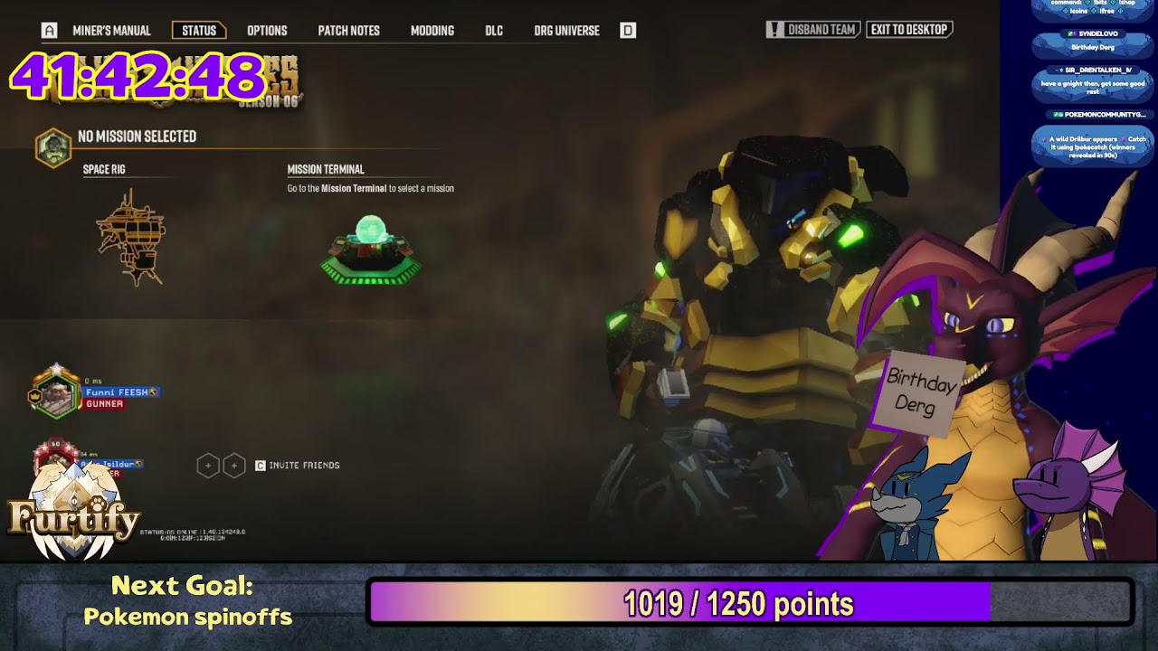 Dergathon day 15! ROCK AND STONE!