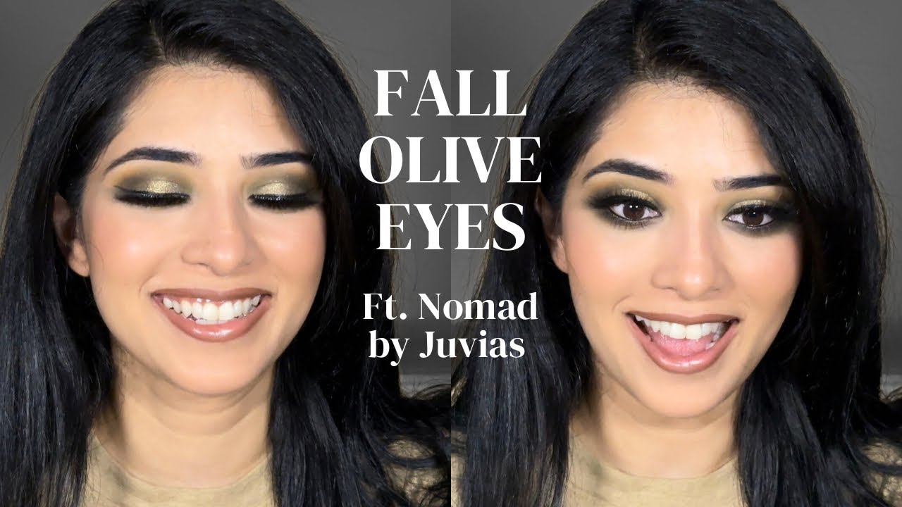 Earthy Olive Makeup for Fall 🍁 Juvia’s Place Nomad Palette Review & Tutorial
