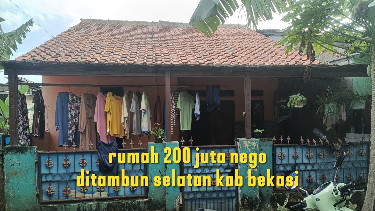 Dijual rumah kampung didesa sumber jaya tambun selatan kab bekasi