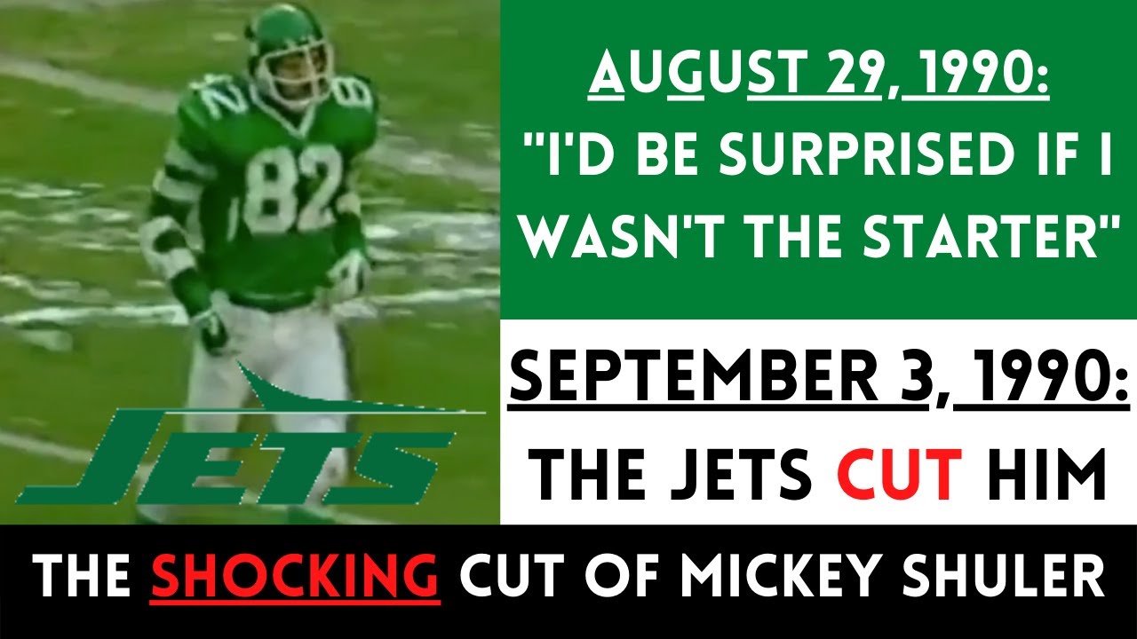 The Most SHOCKING Cut in New York Jets HISTORY | Mickey Shuler (1990 Jets)