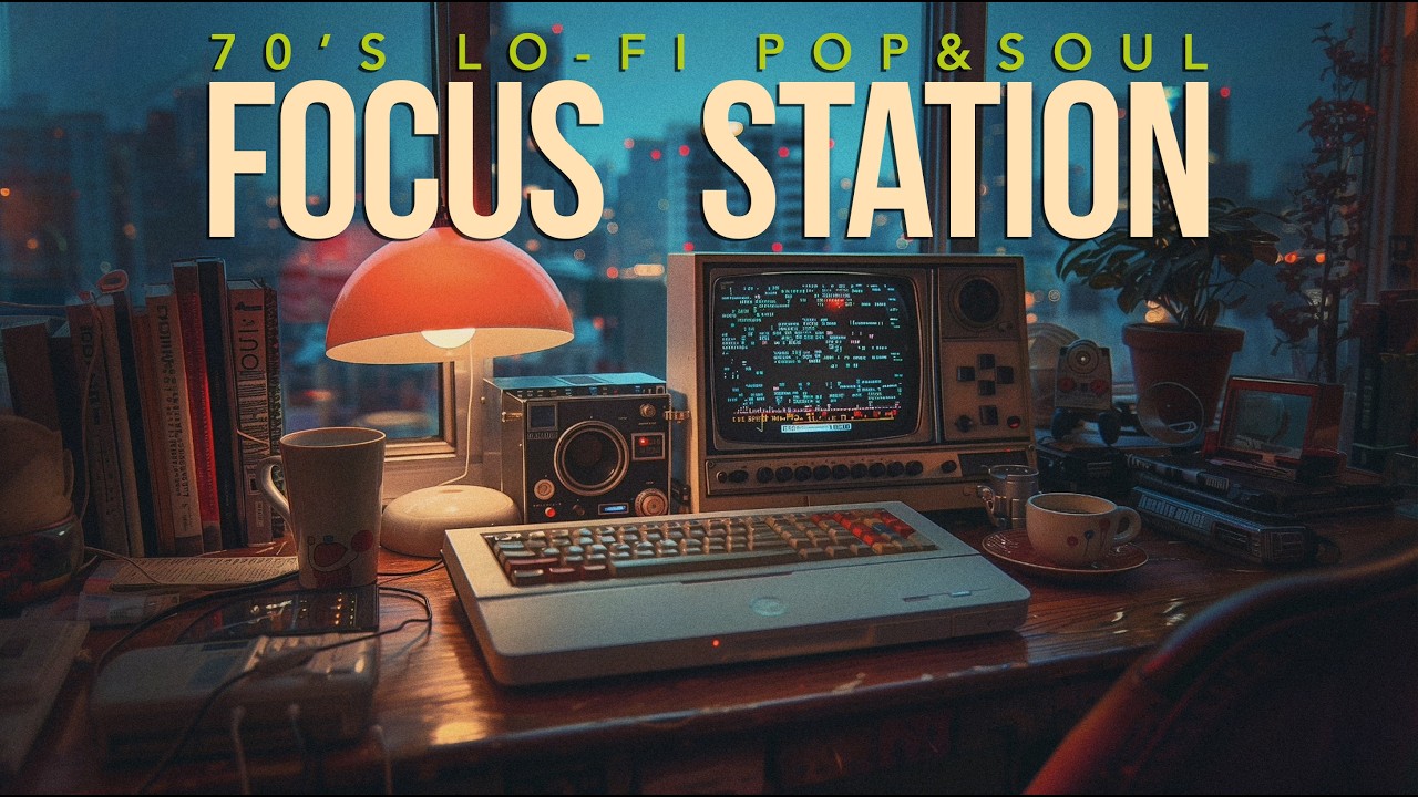 ☕ Focus Station 70s Vibes &bull; Retro Lofi Soul/Pop &bull; Productive Chill [85 Min]