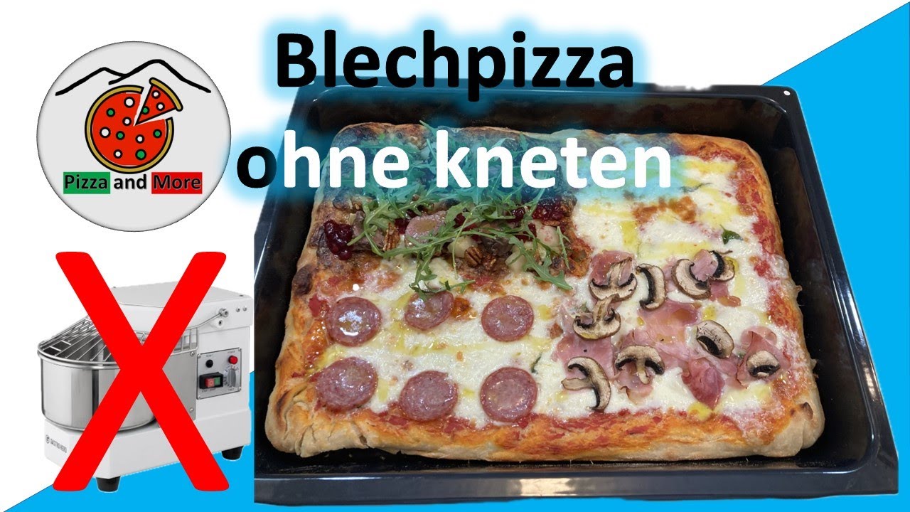 Sehr einfache Blechpizza – OHNE KNETEN