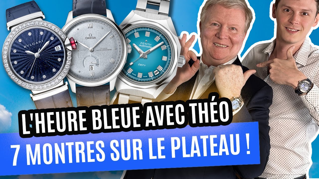 7 TOP MONTRES À CADRAN BLEU