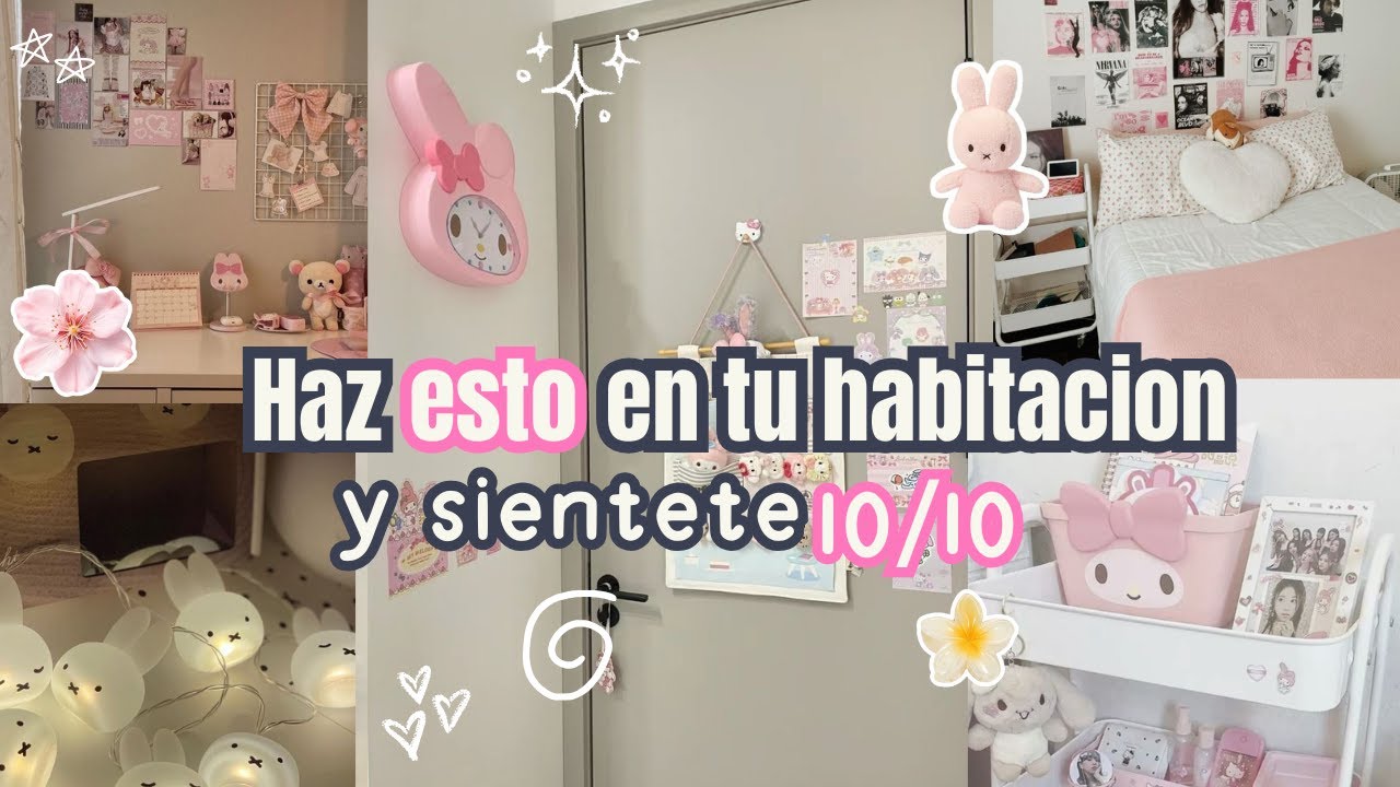 Haz esto en tu habitación antes de volver a clases / Room tour de mi habitacion 🧸🌸✨
