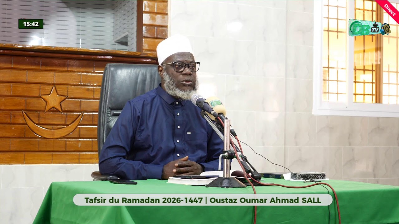 🛑  Direct Tafsir Ramadan :08-03-2026 | Sourate 10 Yunus Verset 57 à 70 | Oustaz Oumar Ahmad Sall