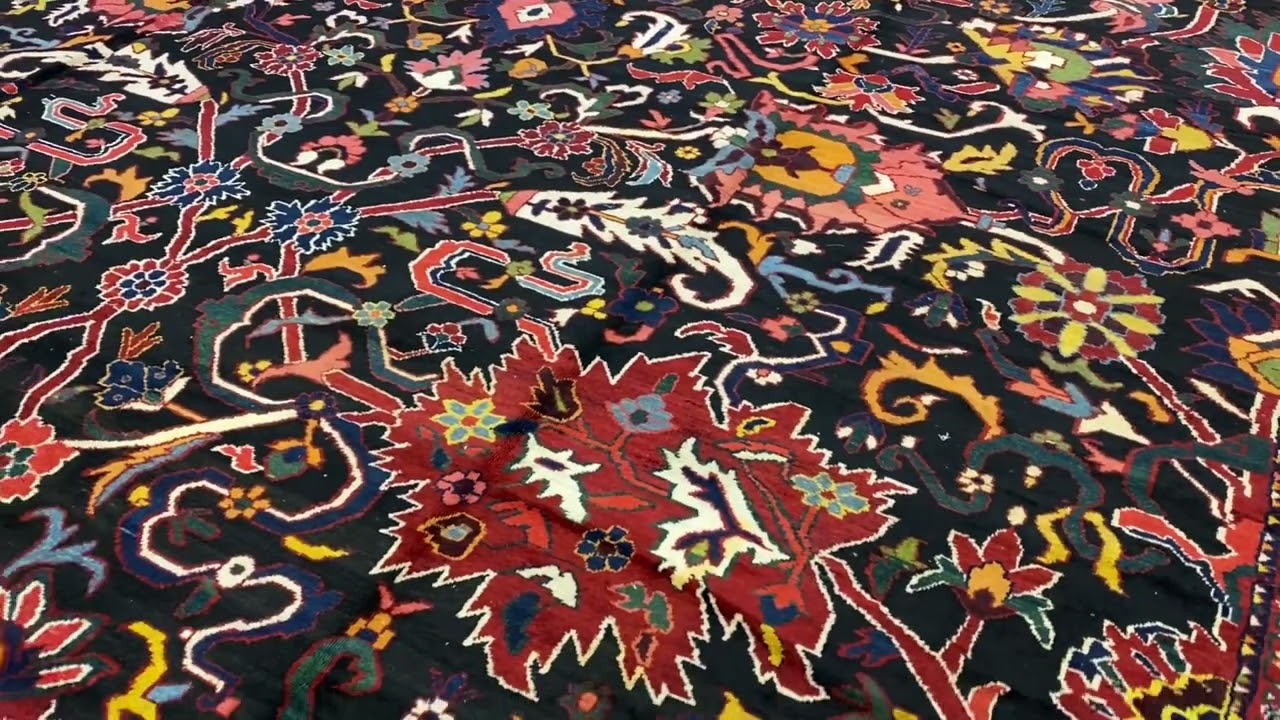 Early 20th Century Persian Bakhtiary Carpet #18455 -*