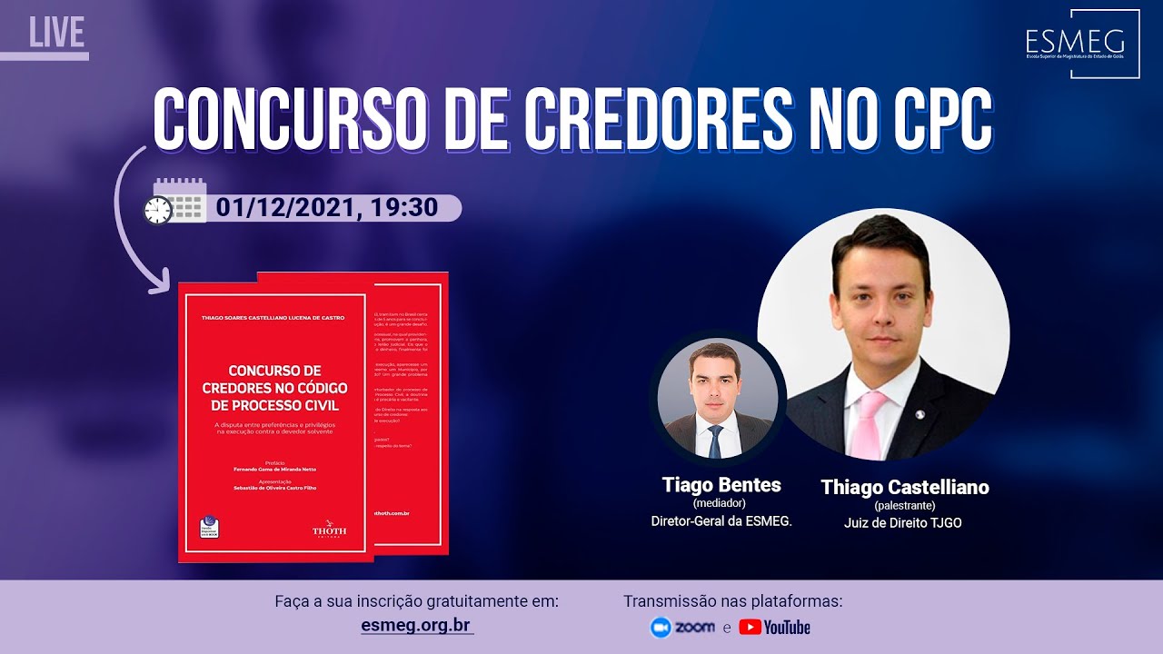 LIVE - Concurso de Credores no CPC