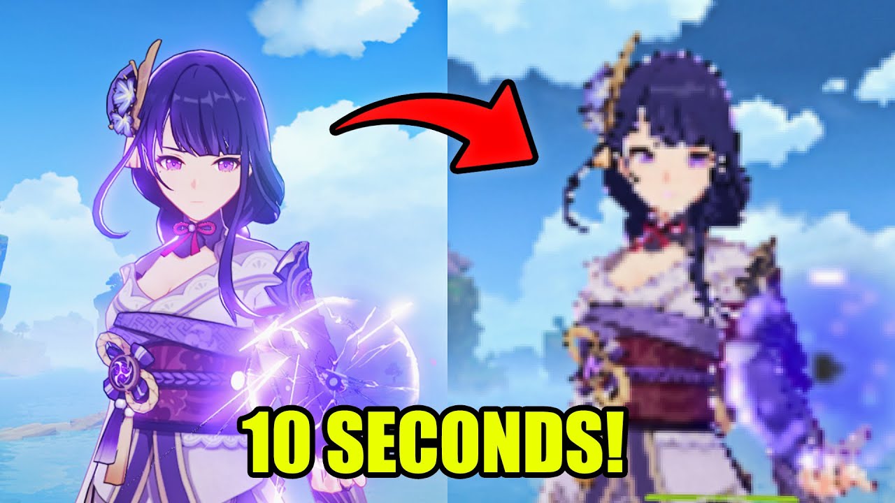 HOW to make your Genshin Impact look BAD in less than 10 SECONDS!