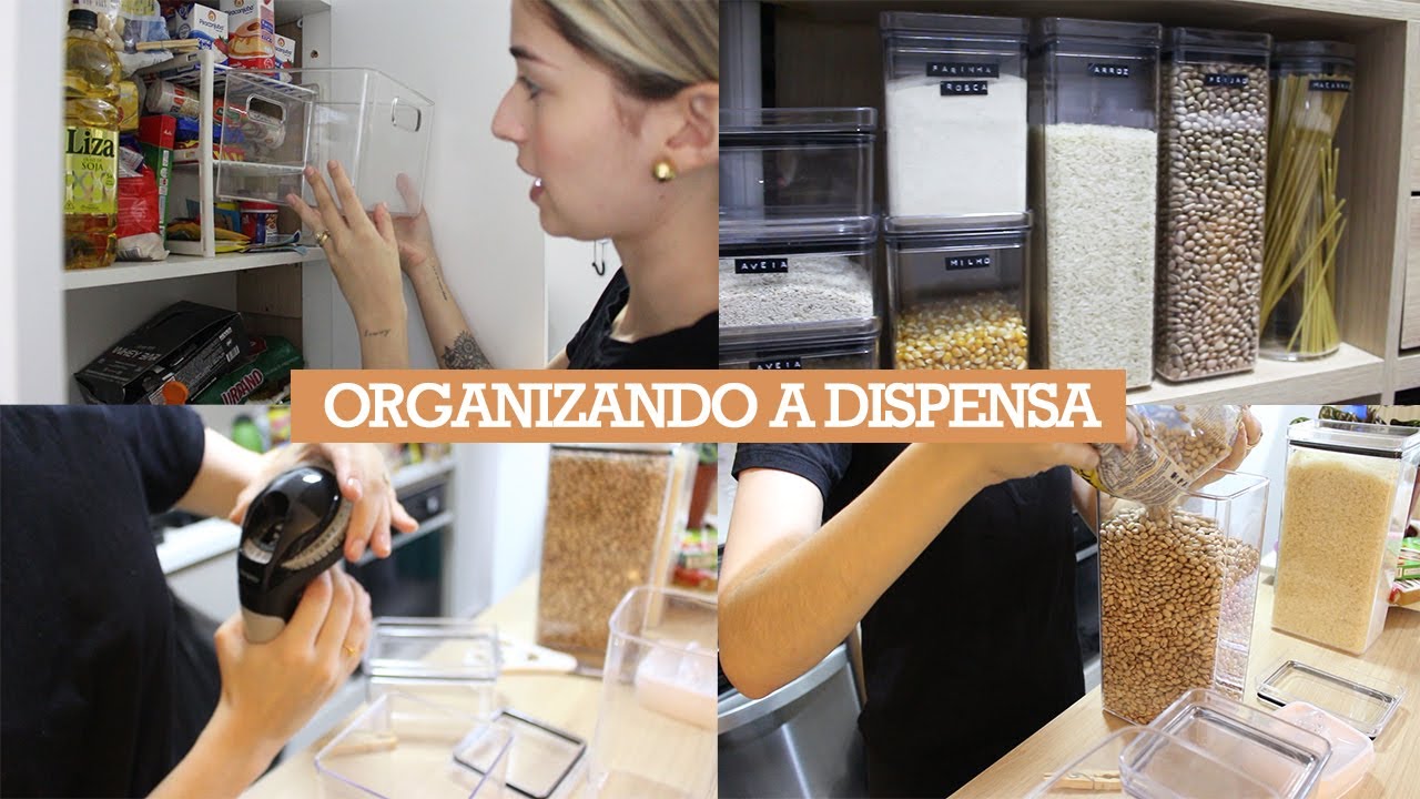 Organizando a despensa + ideias de organização | Carine Reis