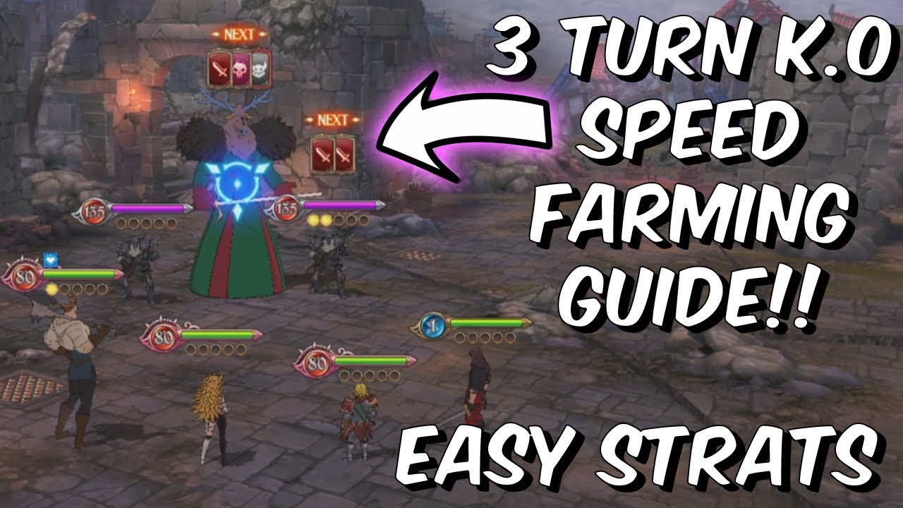 3 Turn K.O Malek Speed Farming Guide - Easy & Quick Takedowns - Seven Deadly Sins: Grand Cross