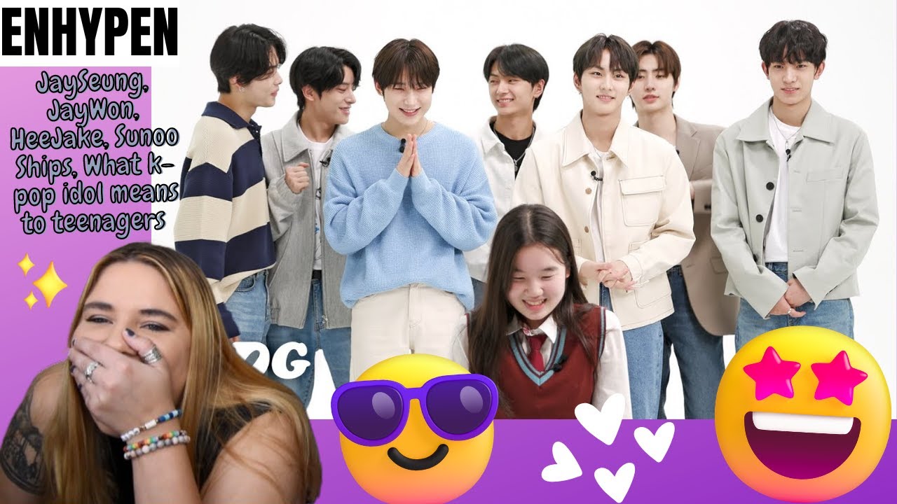 ENHYPEN 'JaySeung' 'JayWon' 'HeeJake' 'Sunoo Ships' + 'What K-pop Idol means to teenagers' Reaction!