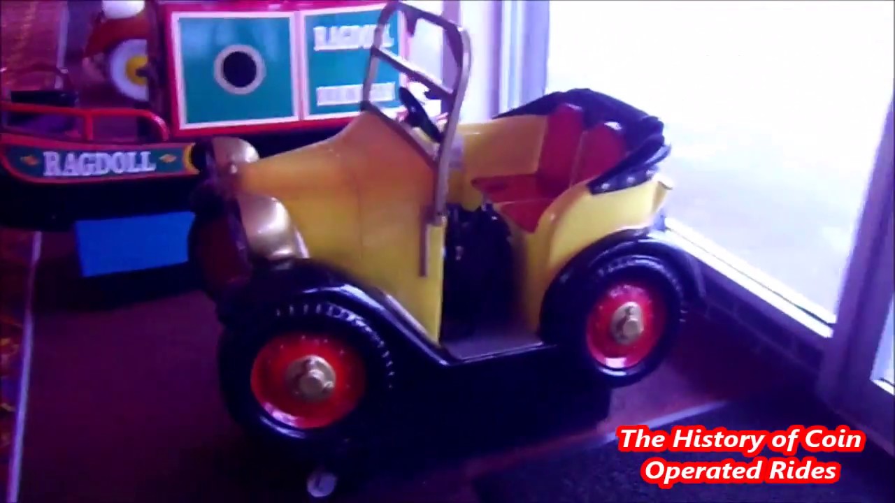 2000s Coin Operated Car Kiddie Ride - Brum
