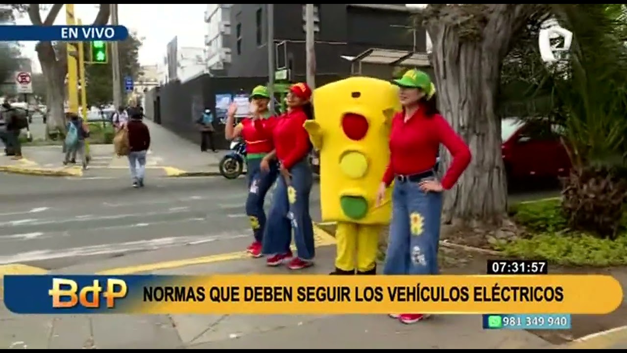 Av. Arequipa: PNP supervisa acatamiento de normas en vehículos eléctricos