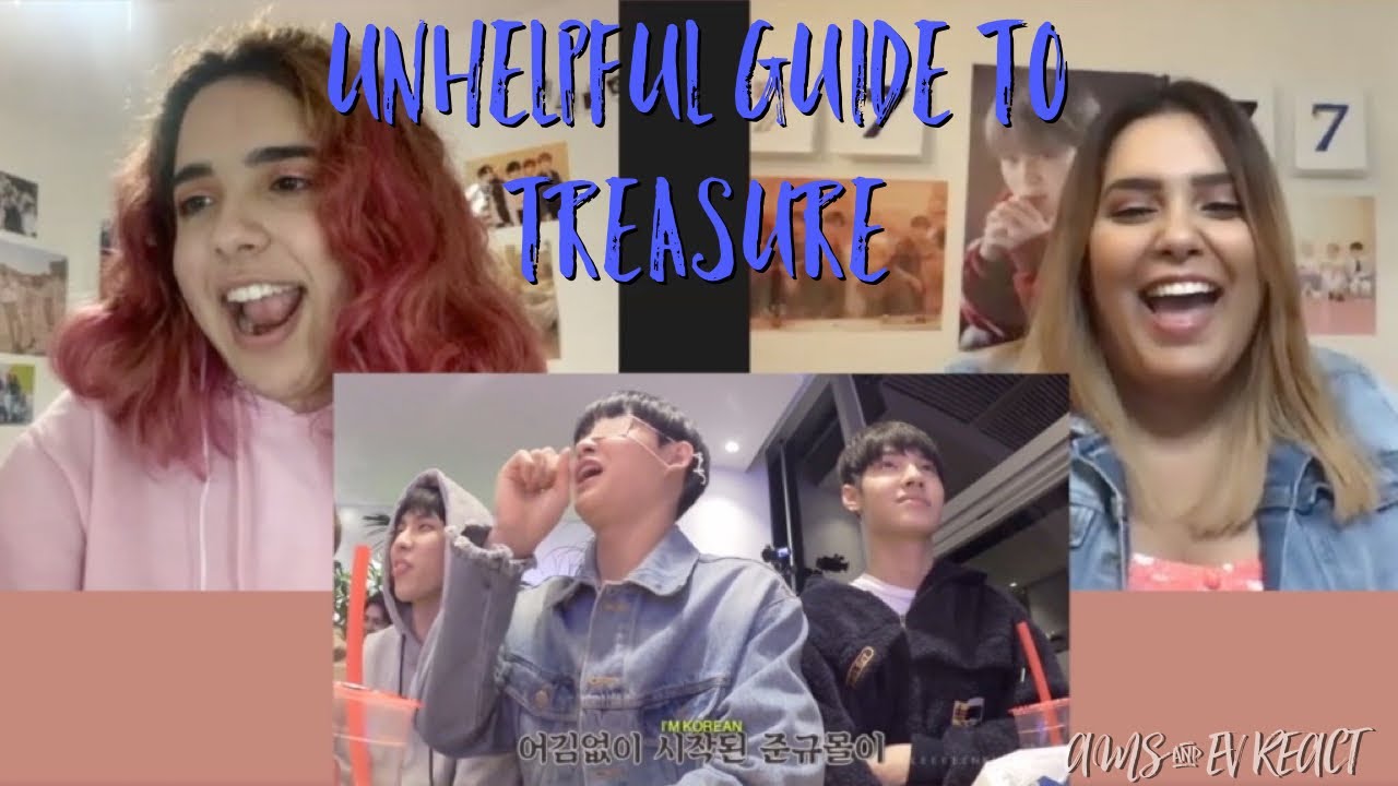 Reacting to An (un)helpful guide to TREASURE members  | Ams & Ev React