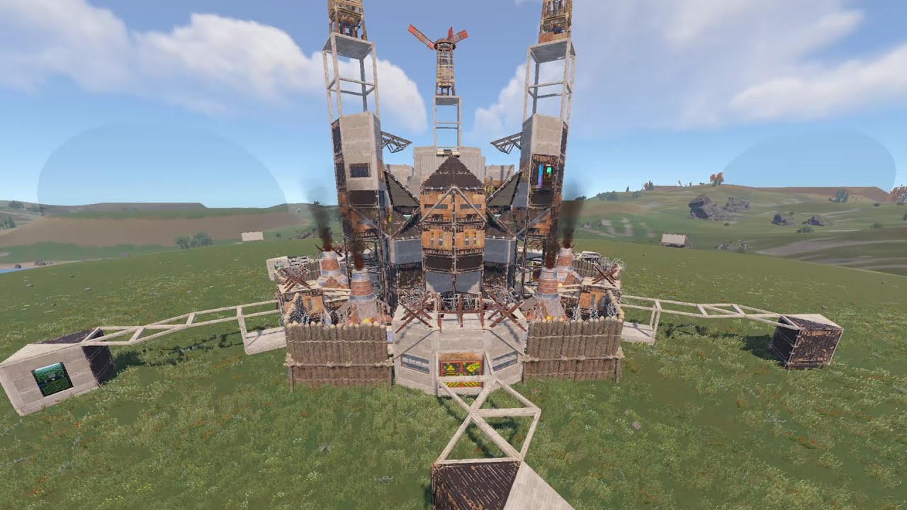 The Mech | Trio-Quad Rust Base | Bunker | Egg Base | Low Upkeep |