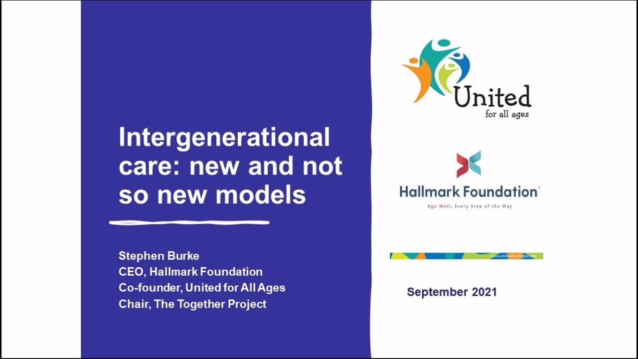 Relational Care Conference: Models of intergenerational care