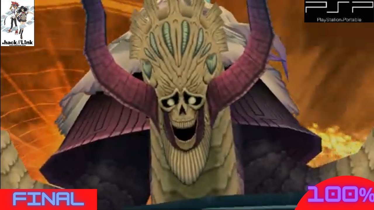 .Hack//Link (PSP) 100% Walkthrought Guide final boss Queen of Demise Aura