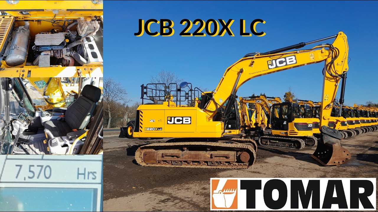 JCB 220X 2021R 4390 TEL +48 575 316 333 TRACKED EXCAVATOR KOPARKA GĄSIENICOWA