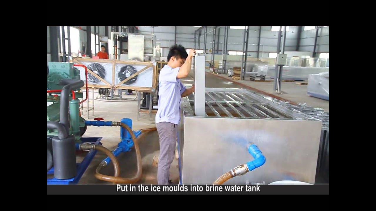 Koller MB30 3Tons A Day Ice Block Machine Operation Guide Vedio