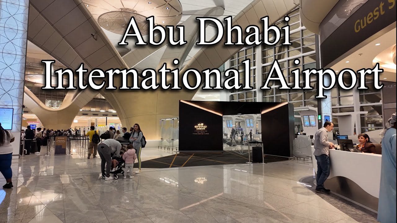 Zayed International Airport, | Terminal A (AUH) | Duty Free shops | departure walking Tour