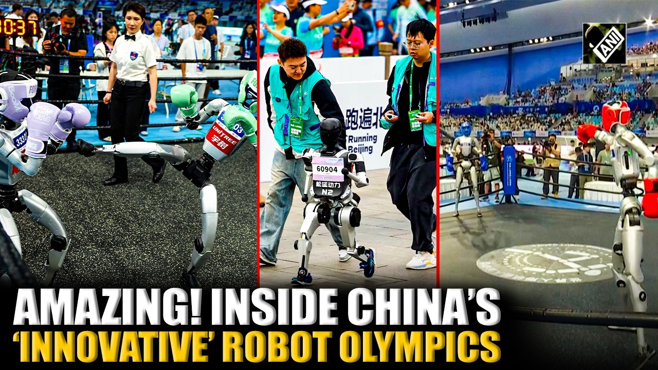 Zobacz! Roboty humanoidalne walczą, biegają i trenują tai-chi na chińskiej &bdquo;Olimpiadzie Robot&oacute;w&rdquo;