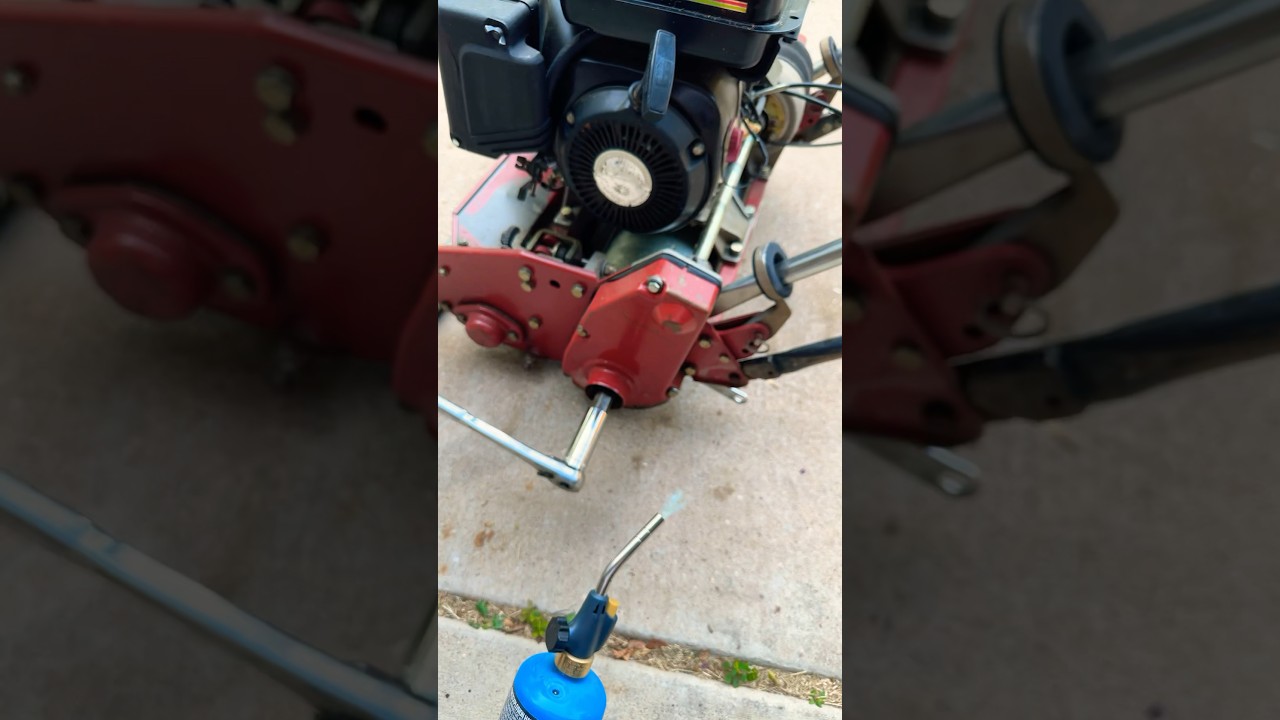 Removing Left Axel / Transport Wheels on Toro GM1000 Reel Mower