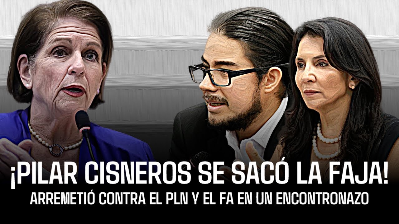 ¡Pilar Cisneros se sacó la faja! Arremetió contra el PLN y el FA en un encontronazo #costarica