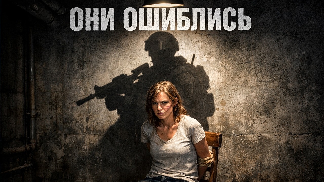 Двое сзади, один у двери. Похитители не знали: они заперли в доме профессионального убийцу...