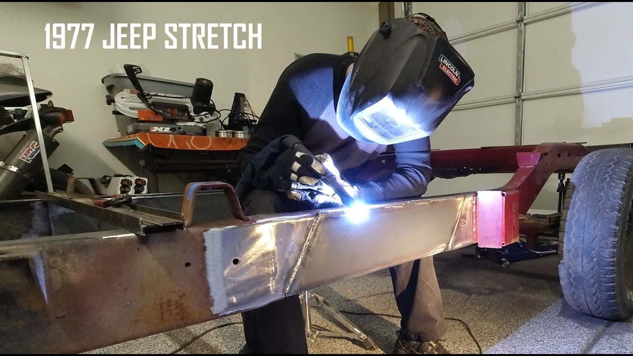 1977 JEEP Frame Stretch Time Lapse