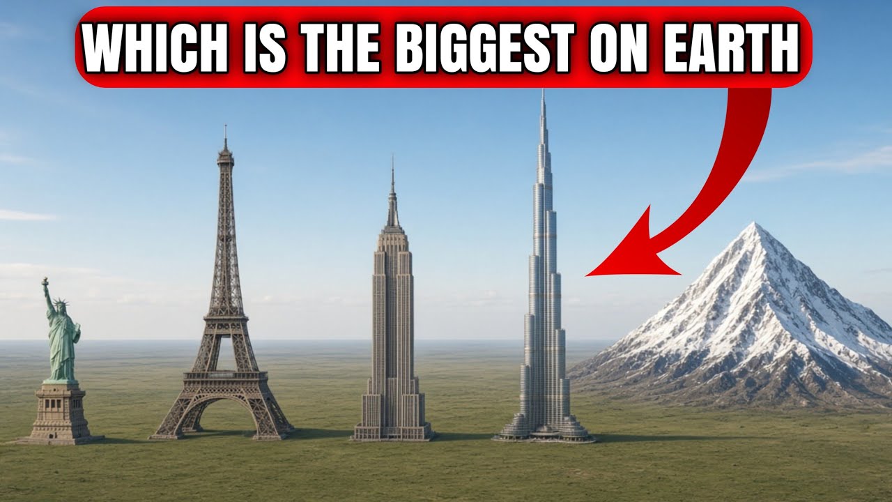 Famous Landmarks Compared by Size | The Ultimate Scale Comparison