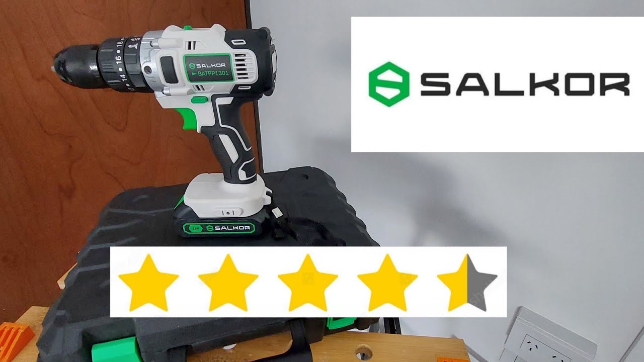 Taladro a bateria salkor /duro 8 meses