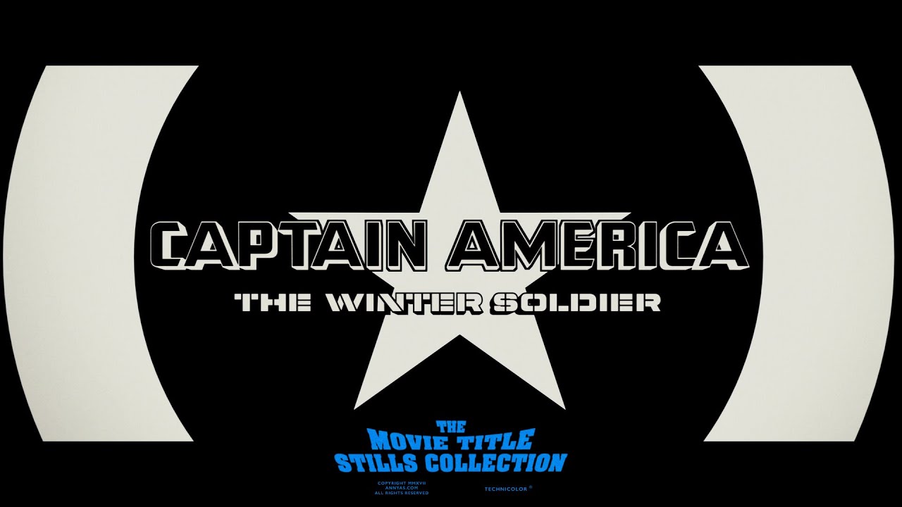 Captain America: The Winter Soldier (2014) main-on-end title sequence