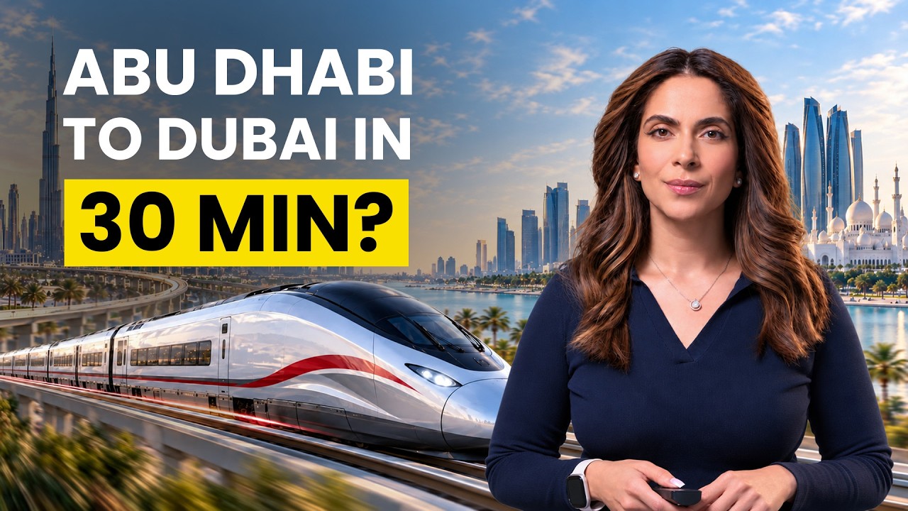 Z Abu Zabi do Dubaju pociągiem i metrem: jak działa plan kolejowy na rok 2032