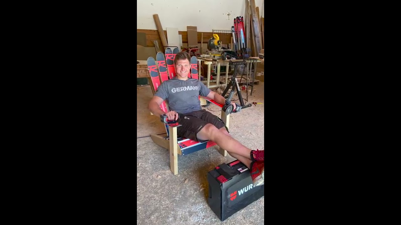Würth #SkiUpcycled mit Thomas Dreßen | Skistuhl
