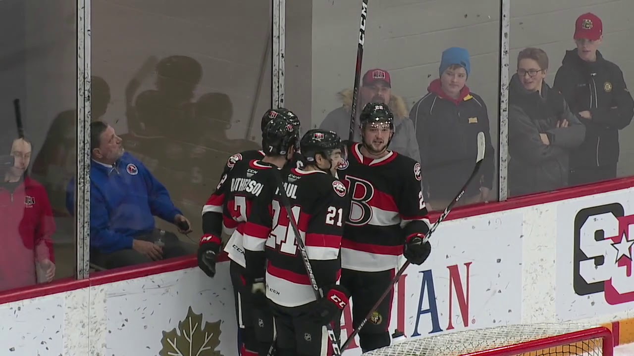 Batherson scores first professional hat-trick