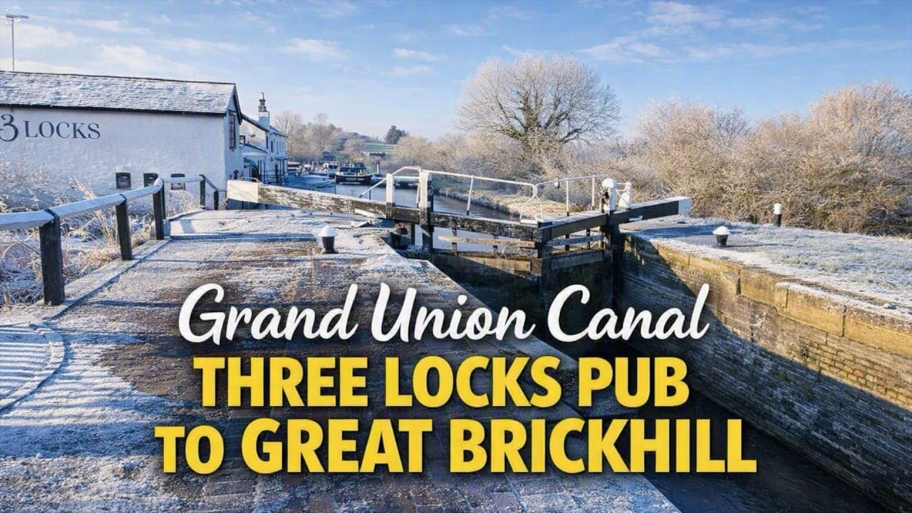 Walk 06 | Grand Union Canal | Three Locks Pub to Great Brickhill #walkingtour #grandunioncanal