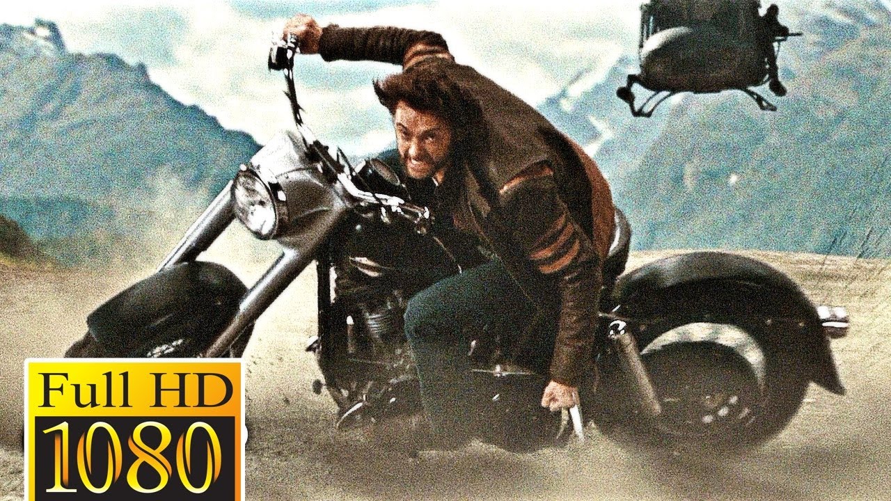 X Men Origins Wolverine - Motorcycle Chase Scene