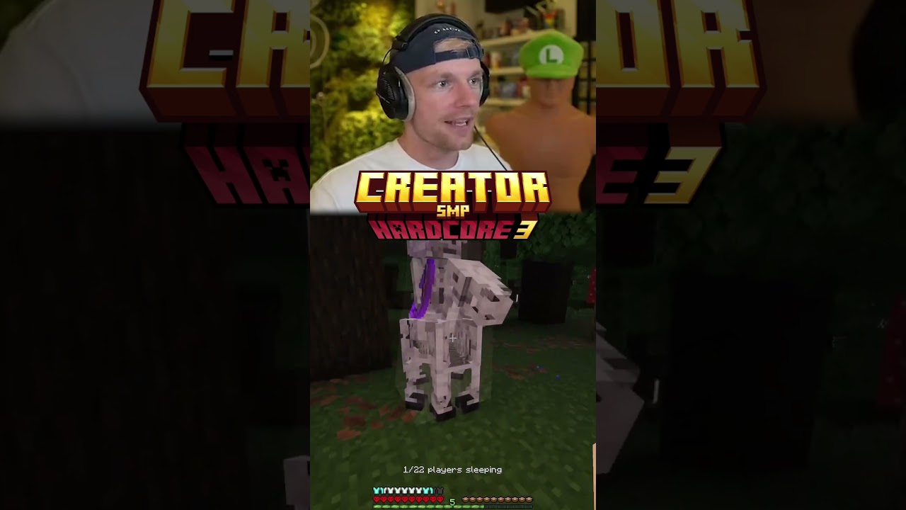 ENZO KNOL AND HIS CUTE darlings IN CREATOR SMP HARDCORE 3 #creatorsmp #minecraft #enzoknol