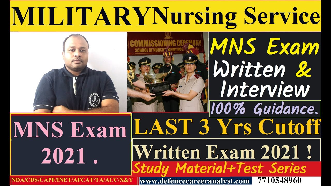 Military Nursing Services MNS-2021 Exam || Previous year Cutoff score || Officer +Star +Growth