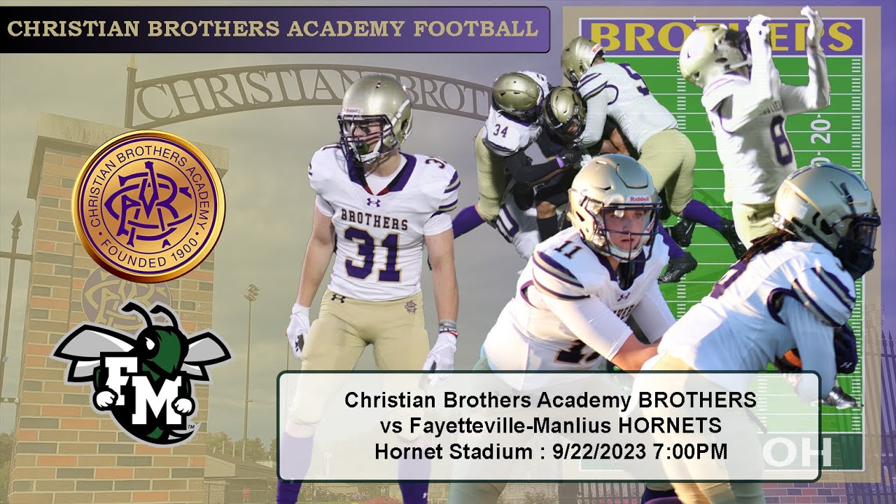 CBA Varsity Football @ Fayetteville-Manlius 9/22/2023 7:00pm
