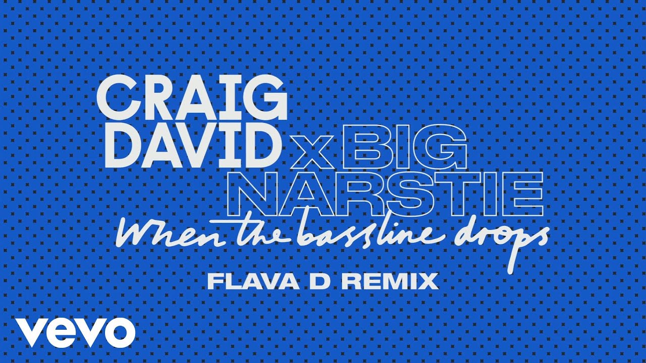 Craig David x Big Narstie - When the Bassline Drops (Flava D Remix) [Audio]