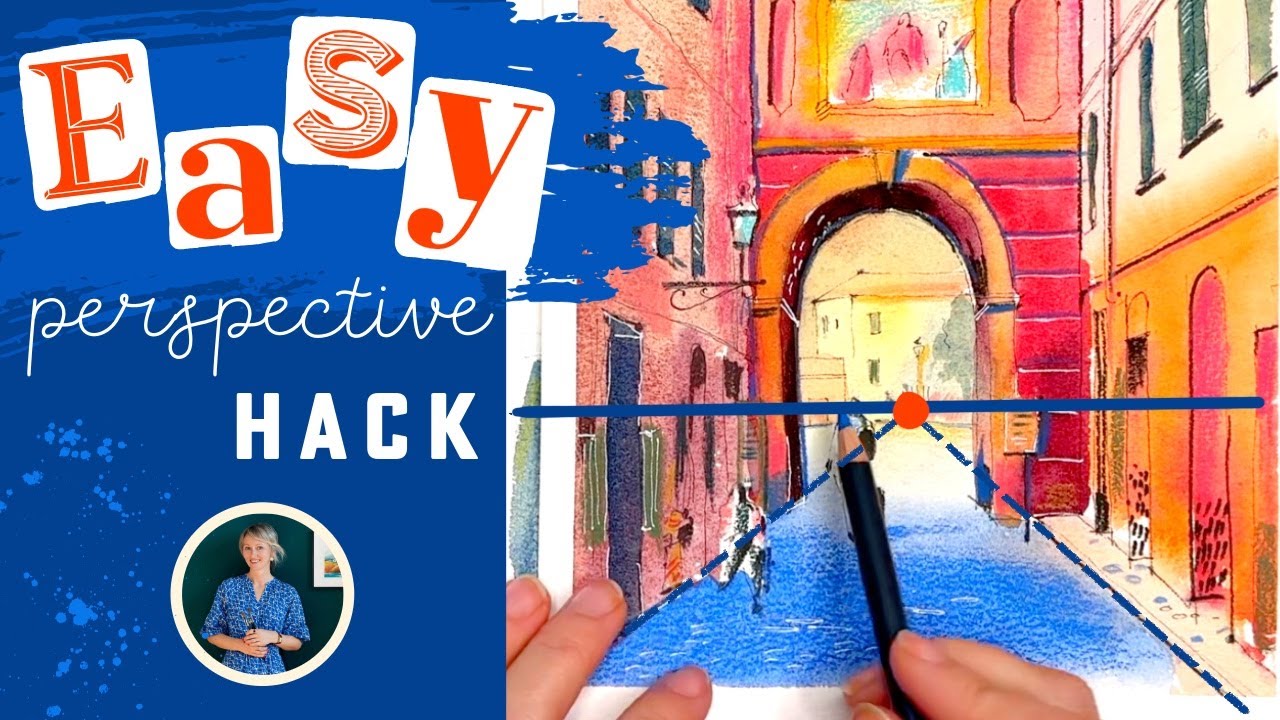 Simple One-Point Perspective Trick for Beginners
