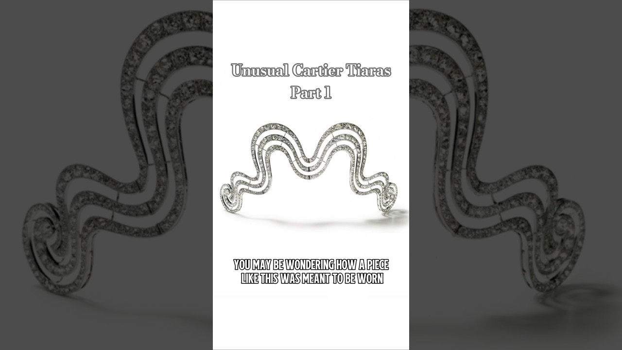 Unusual Cartier Tiaras At The V&A Exhibit- Part One Of Three! #jewelryhistory #cartierjewelry