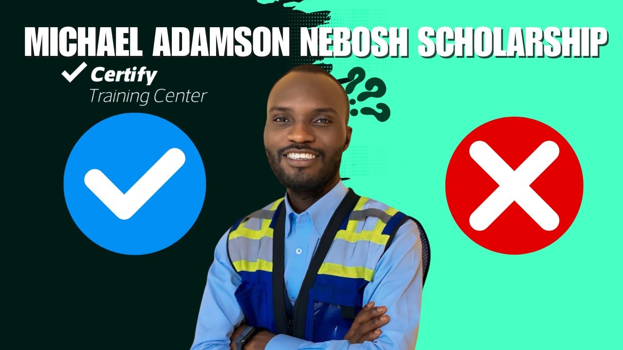 Michael Adamson NEBOSH Scholarship Advice from a 2024 Winner